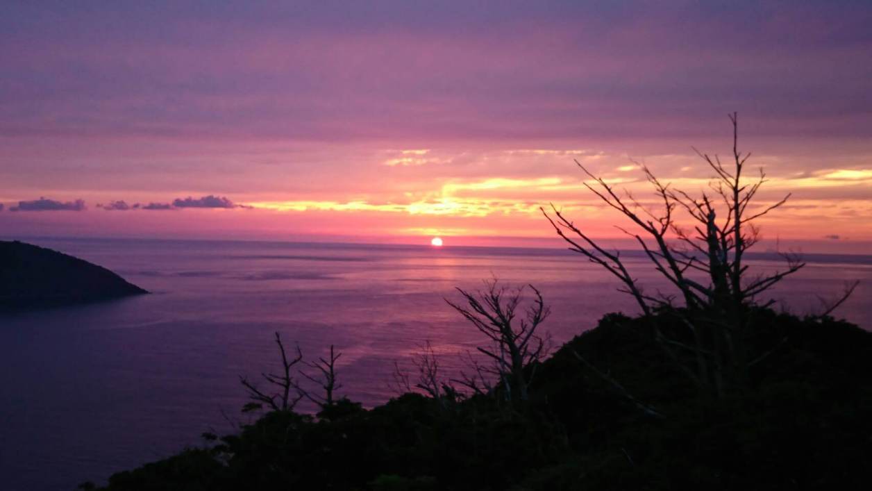 奄美大島　海　夕焼け